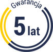 5 lat gwarancji