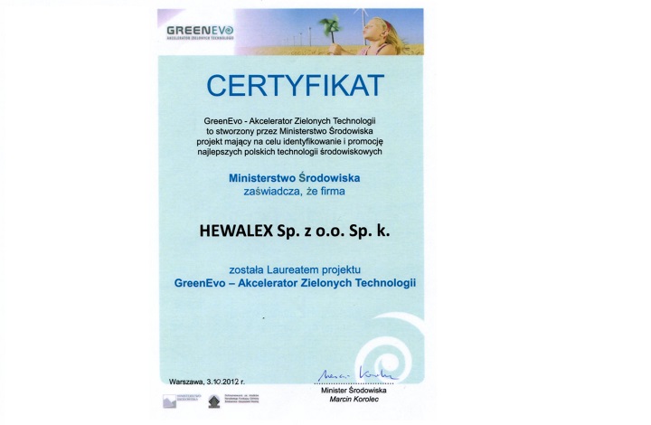 Hewalex – ekolider GreenEvo